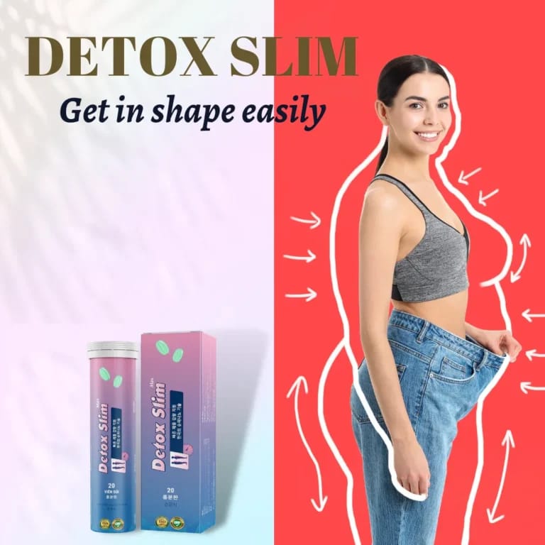 Detox Slim Max Slimming Juice Effervescent Tablet for Weight Loss Detox