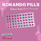 Kokando Japan Slimming Pills – Single Strip (Blister of 50 Tablets)