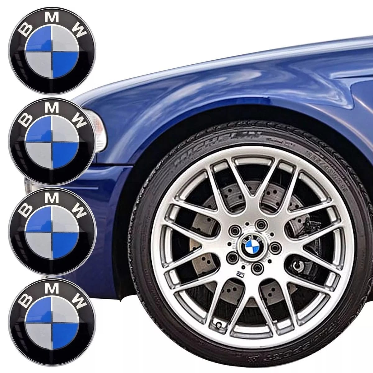 BMW Wheel Center Caps (Set Of 4Pc) Premium Quality