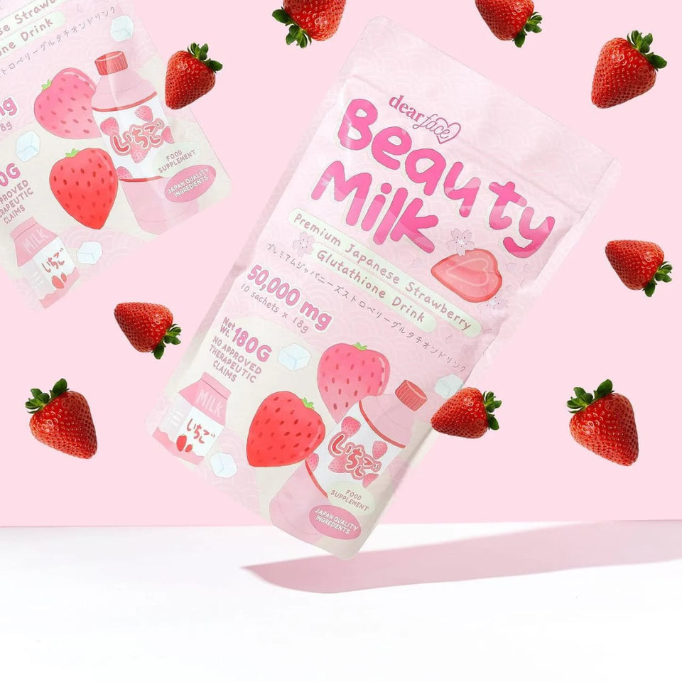 Dear Face Beauty Milk Premium Japanese Lychee Drink – 180g