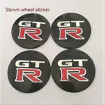 Nissan GTR Silicone Stickers for Center Wheel Caps 56mm ( 4pc)
