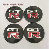 Nissan GTR Silicone Stickers for Center Wheel Caps 56mm ( 4pc)