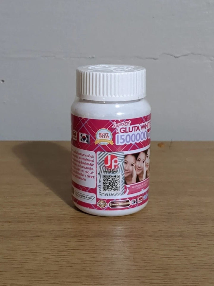Supreme White 1,500,000mg Glutathione Skin Brightening Capsules