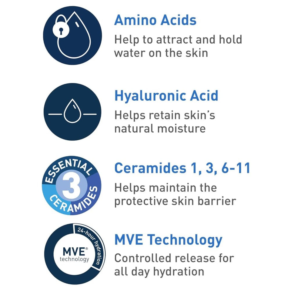 CeraVe Hydrating Cream-to-Foam Cleanser 355ml