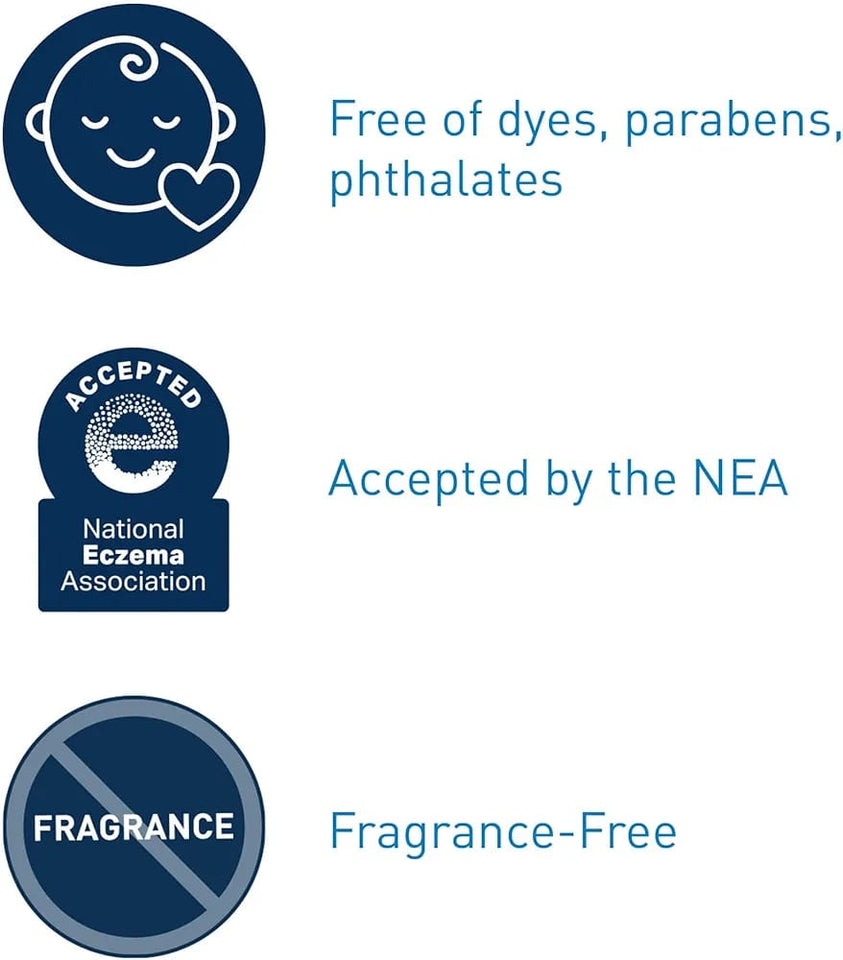 CeraVe Baby Lotion | 8 Ounce | Gentle Baby Skin Care with Hyaluronic Acid | Paraben and Fragrance Free