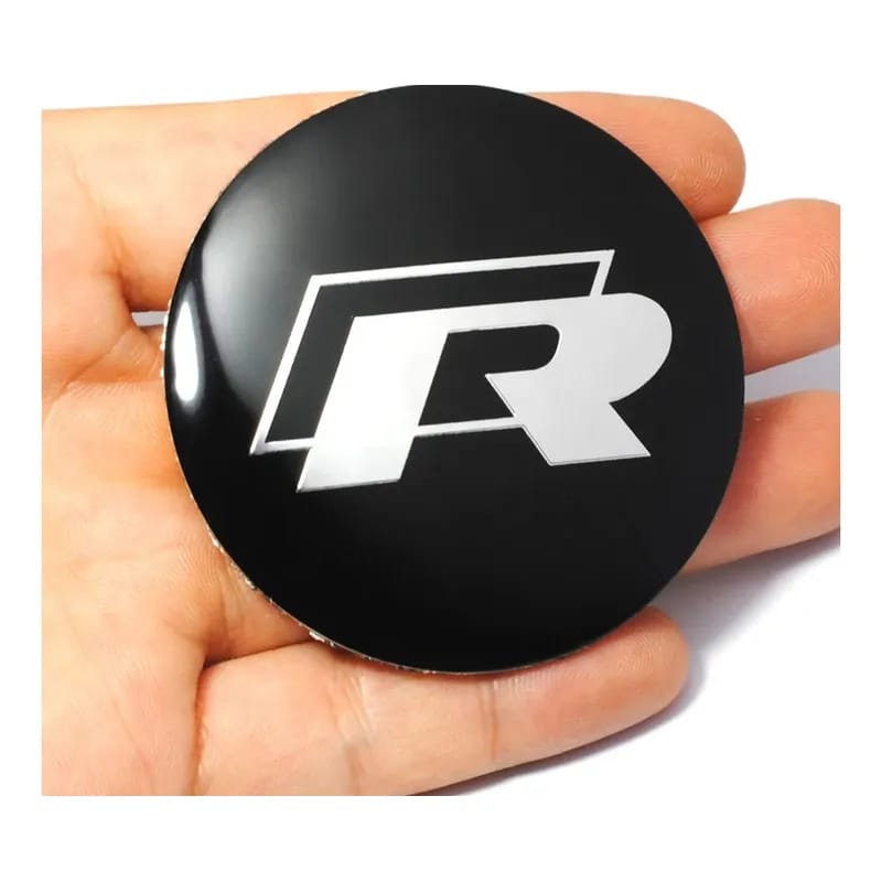 VW R Line Sticker Wheel Center Hub Cap Logo