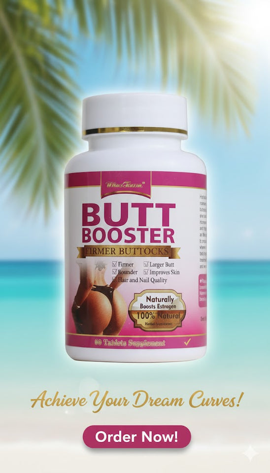Butt Booster Original Bigger Buttocks , Curvy Figure , Fast Result . Herbal Supplements