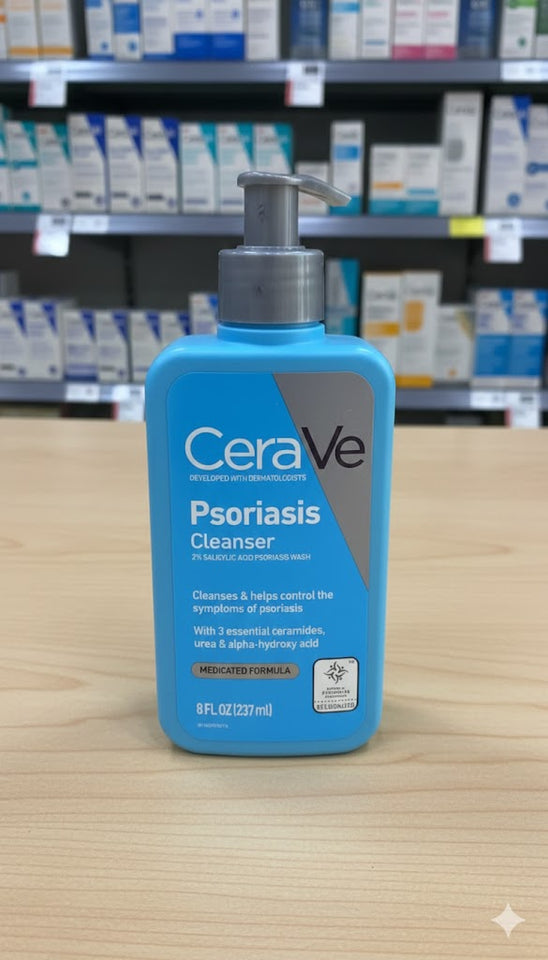 CeraVe Psoriasis Cleanser with Salicylic Acid (8 fl. oz.)  237ml