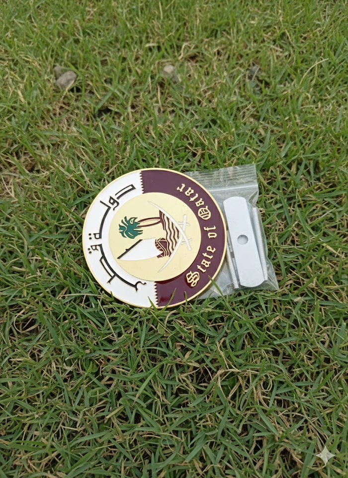 Qatar National Emblem logo Metal Car Badge Car Logos