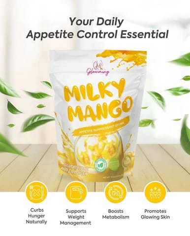 Glowming Health & Beauty Drink – Milky Mango (200g)