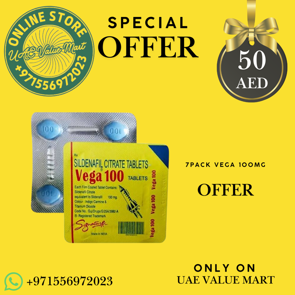 Special Offer 7pack Vega 100mg . Free Delivery all over UAE