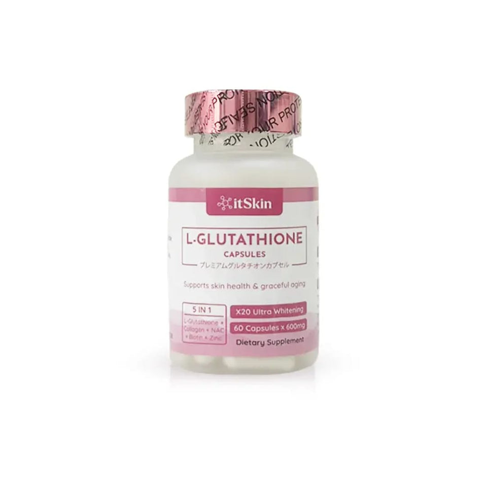 Itskin L-Glutathione Capsule with Collagen & Biotin – 60 Capsules (3 Pack Combo)