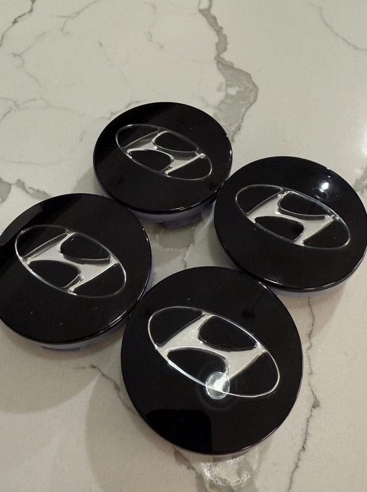 Hyundai Wheel Center Caps Black  (4pc) Premium Quality
