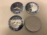 Mercedes-Benz wheel center cap stickers 75mm (4pc)