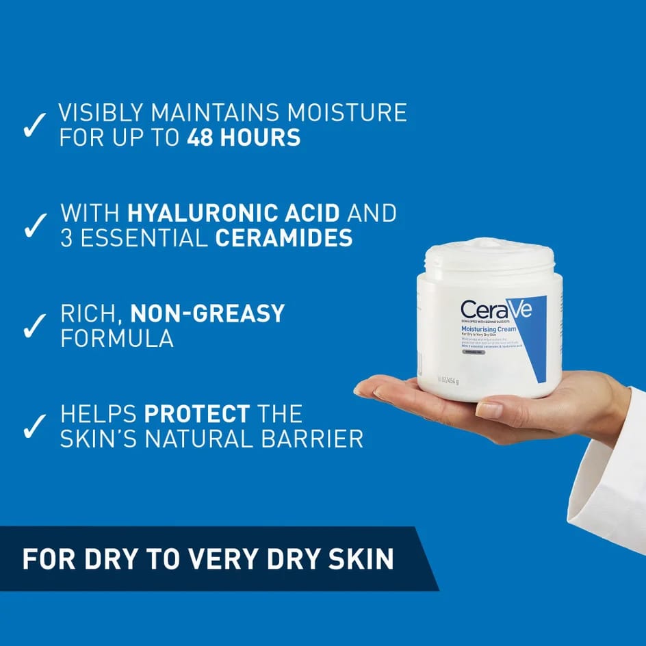 Cerave Moisturizing Cream For Normal To Dry Skin 453g