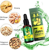 Hair Regrow 7 Day, Ginger Germinal Essential Oil Hair Growth Hair Loss Treatment Hair Care Hair Growth Serum for Men & Women, 30ml