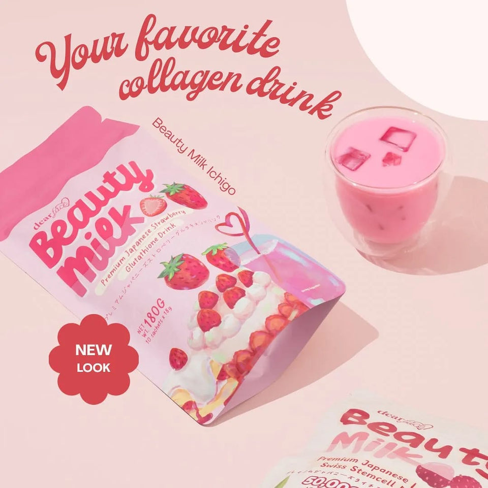 Dear Face Beauty Milk Premium Japanese Lychee Drink – 180g