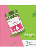 Simplee Collagen Supplement 60 Capsules, 500 Mg