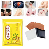 FAREJIANGTIE Pain Relief Ginger Patches – 100pcs | Natural Heating Herbal Patch for Body Pain