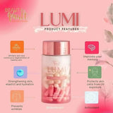 Beauty Vault Lumi 24H Glutathione Capsules 60 Caps