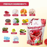 Glowming Pomegranate With Glutathione & Collagen Powder Drink Mix – 20g x 10 Sachets