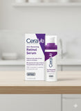 CeraVe Anti Aging Retinol Serum 1 Ounce Cream Serum for Smoothing Fine Lines and Skin Brightening Fragrance Free, 1 Fl Oz