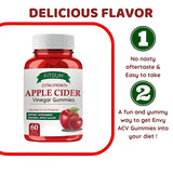 Fitgum Extra Strength Apple Cider Vinegar Gummies – 60 Organic Gummies