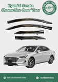Hyundai Sonata Chrome Line Door Visor Premium Quality