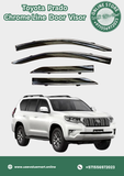 Toyota Prado Chrome Line Door Visor Premium Quality