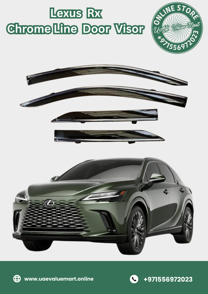 Lexus Rx Chrome Line Door Visor Premium Quality