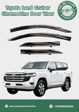 Toyota Land Cruiser Chrome Line Door Visor Premium Quality