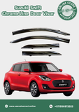 Suzuki Swift Chrome Line Door Visor Premium Quality