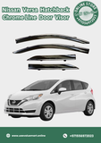 Nissan Versa Hatchback Chrome Line Door Visor Premium Quality (2005 to 2010)