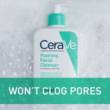 CERAVE Foaming Facial Cleanser Daily Face Wash for Normal to Oily Skin 87ML