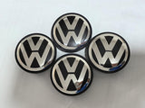 Volkswagen Wheel Center Caps (4pc) Premium Quality