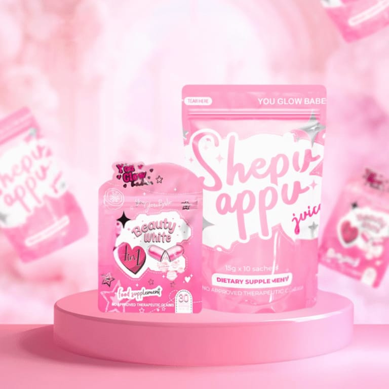You Glow Babe Shepu Appu Shape Up Juice & Beauty White 4 in 1 Caps Bundle