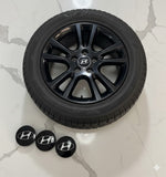 Hyundai Wheel Center Caps Black  (4pc) Premium Quality