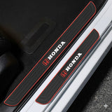 Honda  Silicone Car Door Sill Scuff Plate Set of 4 Car Door Sill Protector Pads Silicone Door Sill Scuff Plate Sticker for Car Door Sill Protector