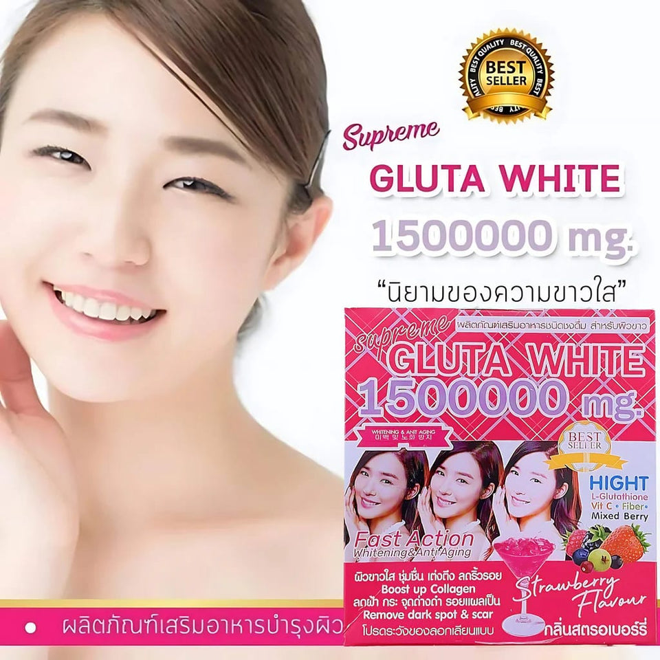 Gluta White 1500000mg Whitening & Anti-Aging Drink