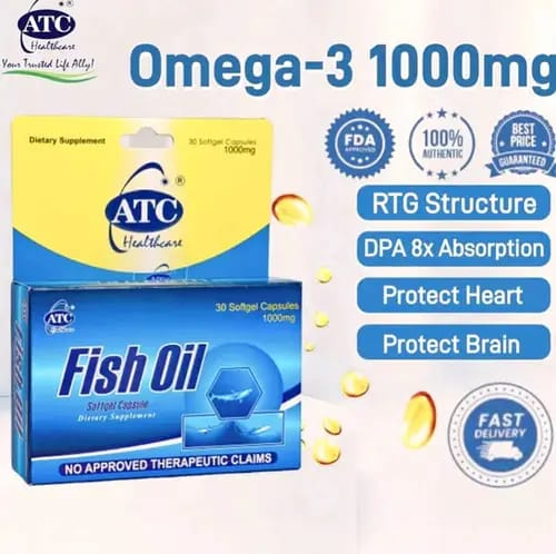 ATC Fish Oil Capsule – 30 Softgels