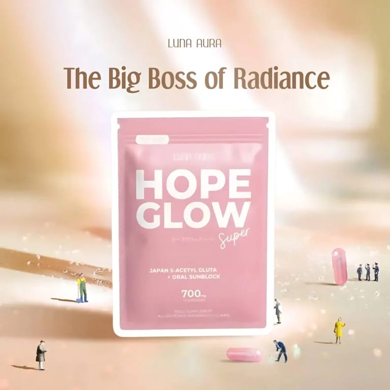 Luna Aura Hope Glow Advanced Glutathione Super Mini – 700mg (14 Capsules)