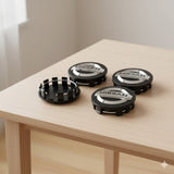 Nissan Wheel Center Caps Black (4pc) Premium Quality