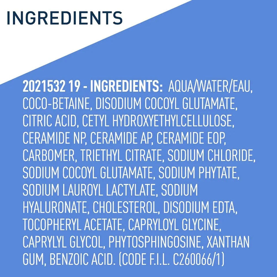 Cerave baby wash & shampoo, fragrance, paraben, & sulfate free shampoo for tear-free baby bath time, 8 ounce