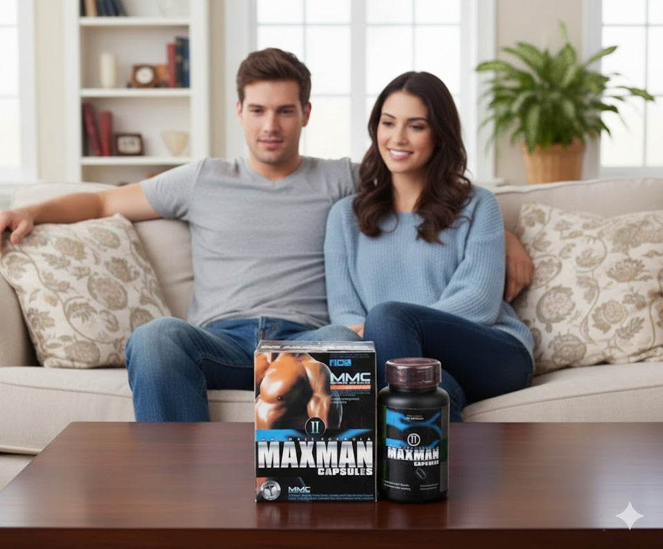 MaxMan Herbal Supplement Original (60Capsules) For Men Stamina , Power , Timing