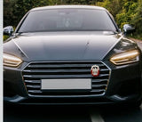 Abu Dhabi Badge Eagle Front Grill Car Emblem for Car 11x7.8x0.3cm Silver