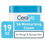 CeraVe Moisturizing Cream with Salicylic Acid | Exfoliating Body Cream with Lactic Acid, Hyaluronic Acid, Niacinamide, and Ceramides | Fragrance Free & Allergy Tested | 19 Ounce