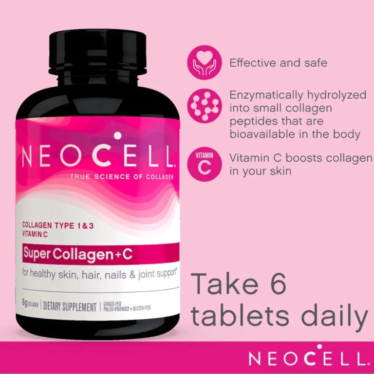 NeoCell Super Collagen + C Collagen Type 1 & 3 + Vitamin C
