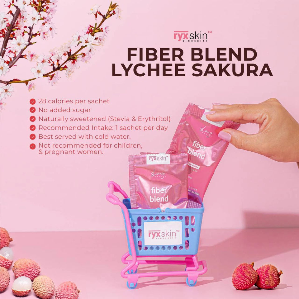 Ryx Skin Fiber Blend Lychee Sakura – Detox & Digestive Cleanse Drink
