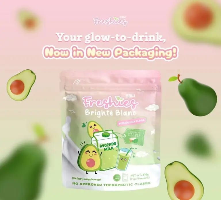 Freshies Avocado Milk – 10 Sachets × 21g Each