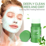 ELAIMEI Green Tea Mask Stick, Poreless Deep Cleanser Green Tea Mask, Blackhead Remover Mask with Green Tea Extract, Face Moisturizes, Oil Control